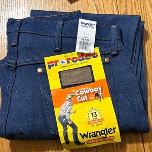 Wrangler Pro Rodeo Original Cowboy Cut Men’s Jeans 13MWZ Size 33x29